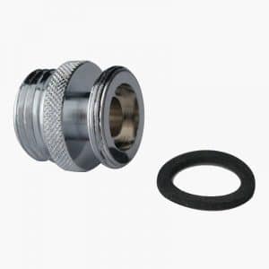 G1/2" (1/2 Zoll) AG auf M22x1 AG extralanger Gewindeadapter